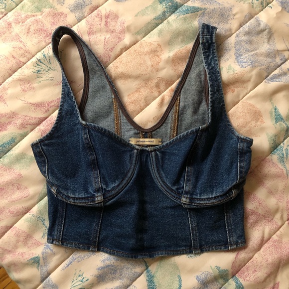 Paloma Wool Ramon Denim Top - Picture 8 of 9